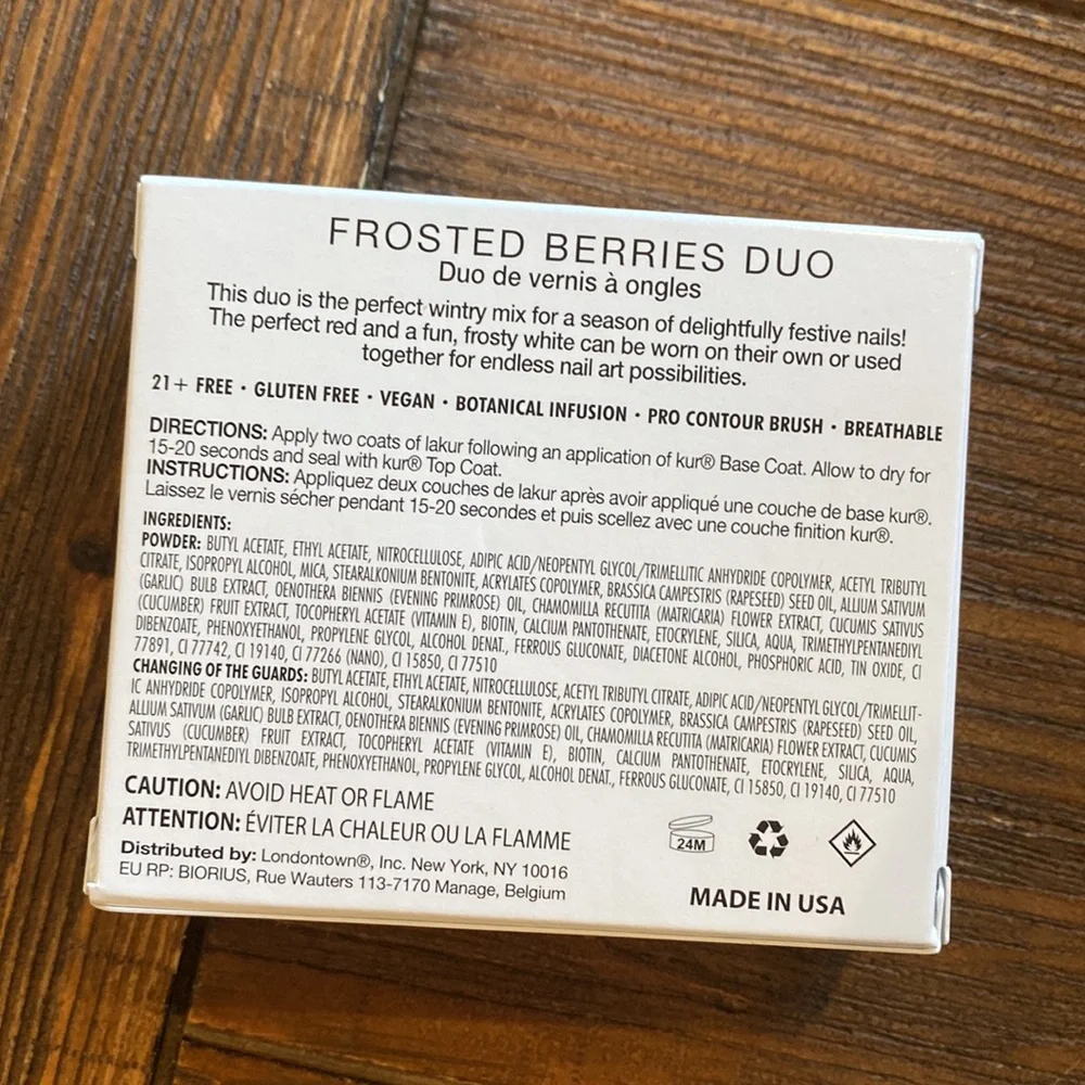 Londontown Frosted Berries Duo Nail Polish Set - Picture 2 of 2